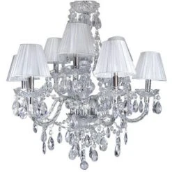 Best Pirce 👏 Patriot Lighting® Replacement Fabric Shade For 9-Light Concerto Chandelier ONLY 👍