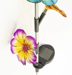 Best Pirce ⭐ Patriot Lighting® Solar LED Tri-head Flower Landscape Light 🤩 -Patriot Light Store SKU3439122 Back