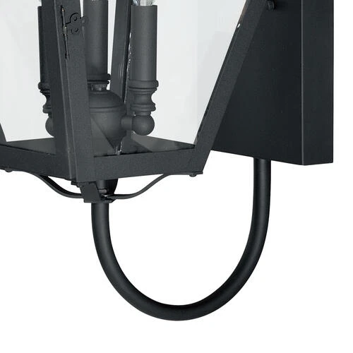 Outlet ✨ Patriot Lighting® Nottingham Textured Black 3-Light Outdoor Wall Light 🥰 6 Outlet ✨ Patriot Lighting® Nottingham Textured Black 3-Light Outdoor Wall Light 🥰 - Image 4