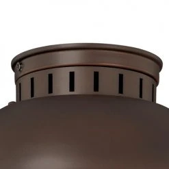 Coupon ❤️ Patriot Lighting® Harwich Burnished Bronze Outdoor Flush Mount Light ⌛ -Patriot Light Store T0143 2