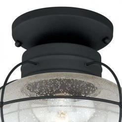 Cheapest 👏 Patriot Lighting® Chatham Textured Black Outdoor Flush Mount Light ✔️ -Patriot Light Store T0144 1