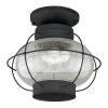 Cheapest 👏 Patriot Lighting® Chatham Textured Black Outdoor Flush Mount Light ✔️ -Patriot Light Store T0144