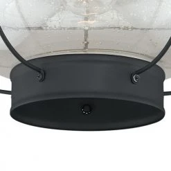Cheapest 👏 Patriot Lighting® Chatham Textured Black Outdoor Flush Mount Light ✔️ -Patriot Light Store T0144 2