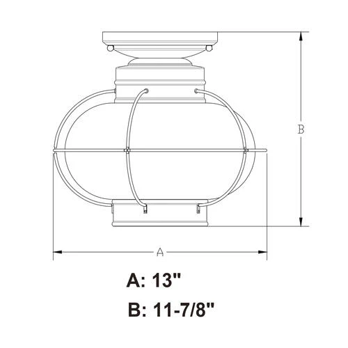 Outlet 🛒 Patriot Lighting® Chatham Burnished Bronze Outdoor Flush Mount Light ⭐ 7 Outlet 🛒 Patriot Lighting® Chatham Burnished Bronze Outdoor Flush Mount Light ⭐ - Image 5