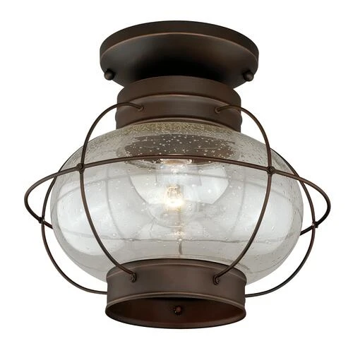 Outlet 🛒 Patriot Lighting® Chatham Burnished Bronze Outdoor Flush Mount Light ⭐ 3 Outlet 🛒 Patriot Lighting® Chatham Burnished Bronze Outdoor Flush Mount Light ⭐