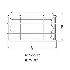Cheap 🥰 Patriot Lighting® Hyannis Burnished Bronze 2-Light Outdoor Flush Mount Light 🎉 -Patriot Light Store T0166 DWG