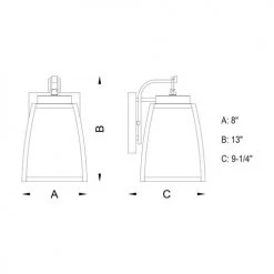 Hot Sale ✔️ Patriot Lighting® Granville Oil-Burnished Bronze Outdoor Wall Light 🛒 11 Hot Sale ✔️ Patriot Lighting® Granville Oil-Burnished Bronze Outdoor Wall Light 🛒 -Patriot Light Store T0209 DWG