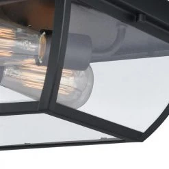 Brand new ❤️ Patriot Lighting® Granville Oil-Burnished Bronze 2-Light Outdoor Flush Mount Light 💯 -Patriot Light Store T0212 2