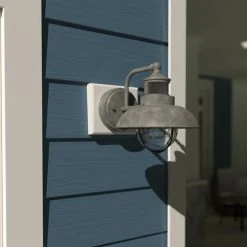 Promo ✨ Patriot Lighting® Dualux® Harwich Textured Gray Outdoor Wall Light ✨ -Patriot Light Store T0253 LF2