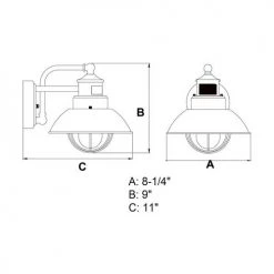 Cheapest 🎁 Patriot Lighting® Dualux® Harwich Textured Black Outdoor Wall Light 😀 -Patriot Light Store T0260 DWG