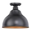Budget 🥰 Patriot Lighting® Delano Oil-Burnished Bronze Outdoor Flush Mount Light 😉 -Patriot Light Store T0315