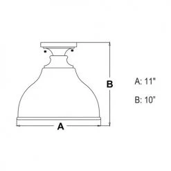 Budget 🥰 Patriot Lighting® Delano Oil-Burnished Bronze Outdoor Flush Mount Light 😉 -Patriot Light Store T0315 DWG