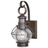 Buy 💯 Patriot Lighting® Dualux® Chatham Burnished Bronze Outdoor Wall Light ⌛ -Patriot Light Store T0326