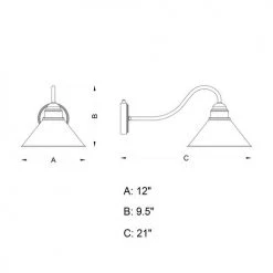 Wholesale 🤩 Patriot Lighting® Outland Aged Iron Outdoor Wall Light 😍 11 Wholesale 🤩 Patriot Lighting® Outland Aged Iron Outdoor Wall Light 😍 -Patriot Light Store T0351 DWG