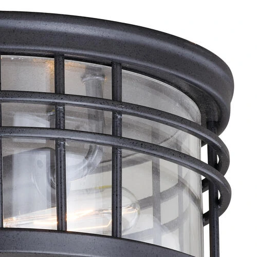 Brand new 💯 Patriot Lighting® Wrightwood Vintage Black 2-Light Outdoor Flush Mount Light ⌛ 5 Brand new 💯 Patriot Lighting® Wrightwood Vintage Black 2-Light Outdoor Flush Mount Light ⌛ - Image 3