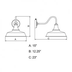 Deals 🎁 Patriot Lighting® Dorado Dark Bronze Outdoor Wall Light 🤩 -Patriot Light Store T0369 DWG