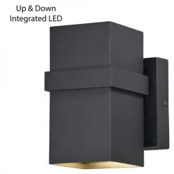 Buy ✨ Patriot Lighting® Lavage Textured Black LED Outdoor Wall Light 🔥 -Patriot Light Store T0397 3