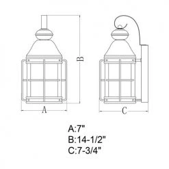 Cheapest ❤️ Patriot Lighting® Revered Oil-Rubbed Bronze Outdoor Wall Light 😍 -Patriot Light Store T0463 DWG
