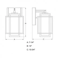Discount ❤️ Patriot Lighting® Hyde Park Espresso Bronze Outdoor Wall Light 👏 -Patriot Light Store T0467 DWG