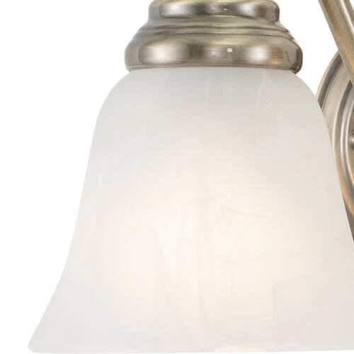 Brand new ❤️ Patriot Lighting® Standford Antique Brass 2 Light Vanity Light 😀 6 Brand new ❤️ Patriot Lighting® Standford Antique Brass 2 Light Vanity Light 😀 - Image 4