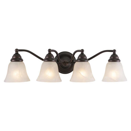 Promo ✨ Patriot Lighting® Standford Oil Burnished Bronze 4 Light Vanity Light ✔️ 3 Promo ✨ Patriot Lighting® Standford Oil Burnished Bronze 4 Light Vanity Light ✔️
