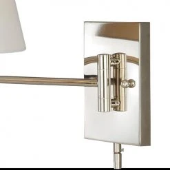 Wholesale ⌛ Patriot Lighting® Chapeau Polished Nickel Wall Light 🌟 8 Wholesale ⌛ Patriot Lighting® Chapeau Polished Nickel Wall Light 🌟 -Patriot Light Store W0200 1