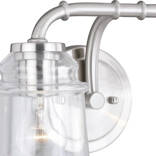 Discount 😉 Patriot Lighting® Toledo Satin Nickel 2 Light Vanity Light 😀 4 Discount 😉 Patriot Lighting® Toledo Satin Nickel 2 Light Vanity Light 😀 - Image 2