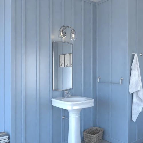 Discount 😉 Patriot Lighting® Toledo Satin Nickel 2 Light Vanity Light 😀 7 Discount 😉 Patriot Lighting® Toledo Satin Nickel 2 Light Vanity Light 😀 - Image 5