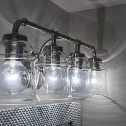 Buy ⌛ Patriot Lighting® Toledo Satin Nickel 3 Light Vanity Light 💯 -Patriot Light Store W0241 L9