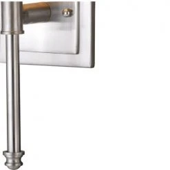 Hot Sale ⌛ Patriot Lighting® Ritz Satin Nickel 1 Light Vanity Light ❤️ -Patriot Light Store W0247 3