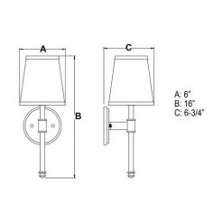 Hot Sale ⌛ Patriot Lighting® Ritz Satin Nickel 1 Light Vanity Light ❤️ -Patriot Light Store W0247 DWG