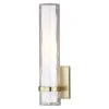 Brand new ⭐ Patriot Lighting® Vilo Natural Brass 1 Light Vanity Light ⌛ -Patriot Light Store W0309