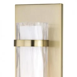 Buy 🎉 Patriot Lighting® Vilo Natural Brass 1 Light Vanity Light 🔔 -Patriot Light Store W0310 2