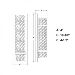 Buy 🎉 Patriot Lighting® Vilo Natural Brass 1 Light Vanity Light 🔔 -Patriot Light Store W0310 DWG