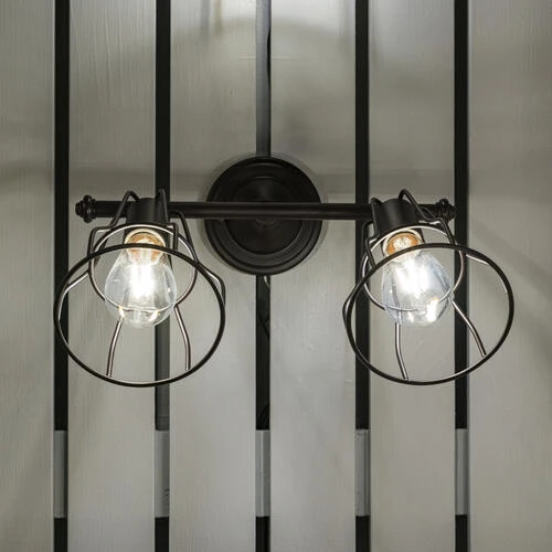 Outlet ✔️ Patriot Lighting® Clybourn Oil Rubbed Bronze 2 Light Vanity Light 🎁 7 Outlet ✔️ Patriot Lighting® Clybourn Oil Rubbed Bronze 2 Light Vanity Light 🎁 - Image 5