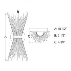 Cheapest ✔️ Patriot Lighting® Nikko Gold Wall Light ✨ -Patriot Light Store W0337 DWG