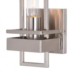Deals ⭐ Patriot Lighting® Marquis Satin Nickel 1 Light Wall Light 😀 -Patriot Light Store W0344 1
