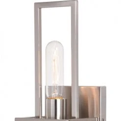 Deals ⭐ Patriot Lighting® Marquis Satin Nickel 1 Light Wall Light 😀 -Patriot Light Store W0344 2