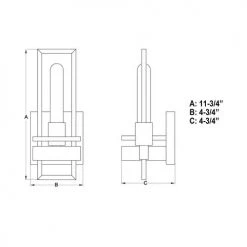Deals ⭐ Patriot Lighting® Marquis Satin Nickel 1 Light Wall Light 😀 -Patriot Light Store W0344 DWG