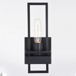 New ❤️ Patriot Lighting® Marquis Matte Black 1 Light Wall Light 💯 -Patriot Light Store W0345 4