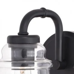 Deals 😉 Patriot Lighting® Toledo Matte Black 1 Light Vanity Light 🥰 10 Deals 😉 Patriot Lighting® Toledo Matte Black 1 Light Vanity Light 🥰 -Patriot Light Store W0348 1