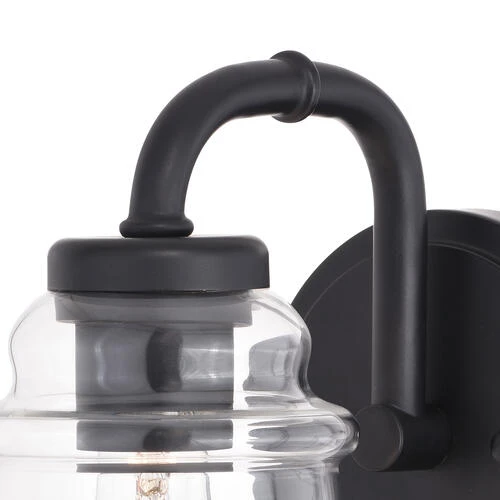 Deals 😉 Patriot Lighting® Toledo Matte Black 1 Light Vanity Light 🥰 4 Deals 😉 Patriot Lighting® Toledo Matte Black 1 Light Vanity Light 🥰 - Image 2