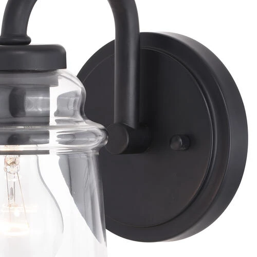 Deals 😉 Patriot Lighting® Toledo Matte Black 1 Light Vanity Light 🥰 5 Deals 😉 Patriot Lighting® Toledo Matte Black 1 Light Vanity Light 🥰 - Image 3