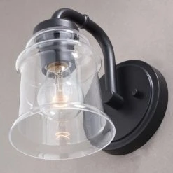 Deals 😉 Patriot Lighting® Toledo Matte Black 1 Light Vanity Light 🥰 13 Deals 😉 Patriot Lighting® Toledo Matte Black 1 Light Vanity Light 🥰 -Patriot Light Store W0348 4