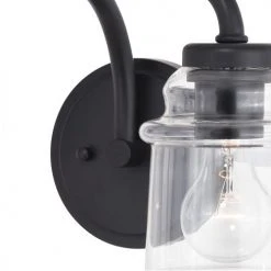 Outlet 🎉 Patriot Lighting® Toledo Matte Black 2 Light Vanity Light ⭐ 10 Outlet 🎉 Patriot Lighting® Toledo Matte Black 2 Light Vanity Light ⭐ -Patriot Light Store W0349 3