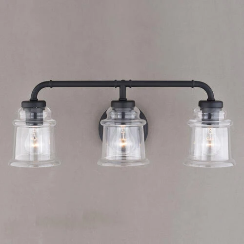 Flash Sale ✨ Patriot Lighting® Toledo Matte Black 3 Light Vanity Light 💯 8 Flash Sale ✨ Patriot Lighting® Toledo Matte Black 3 Light Vanity Light 💯 - Image 6