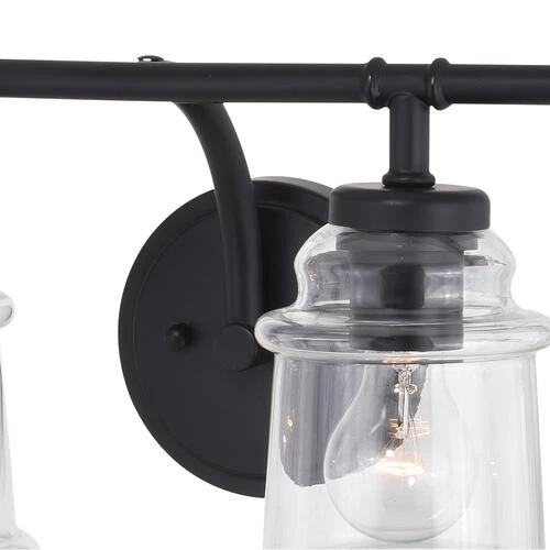 Buy 💯 Patriot Lighting® Toledo Matte Black 4 Light Vanity Light ✨ 5 Buy 💯 Patriot Lighting® Toledo Matte Black 4 Light Vanity Light ✨ - Image 3