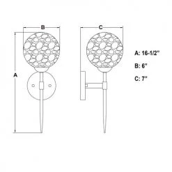 New 💯 Patriot Lighting® Olson Natural Brass 1 Light Wall Light ✨ -Patriot Light Store W0353 DWG