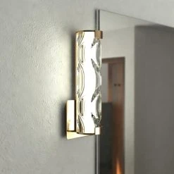 Coupon 😀 Patriot Lighting® Marseille Natural Brass 1 LIght Wall Light 🧨 -Patriot Light Store W0358 L2