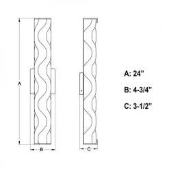 Best Sale 🎉 Patriot Lighting® Marseille Chrome 2 Light Wall Light 😉 -Patriot Light Store W0359 DWG